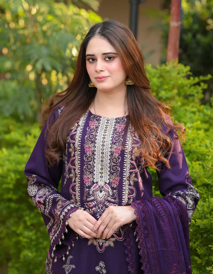 LUXURY PREMIUM EMB  3PC LAWN 2026